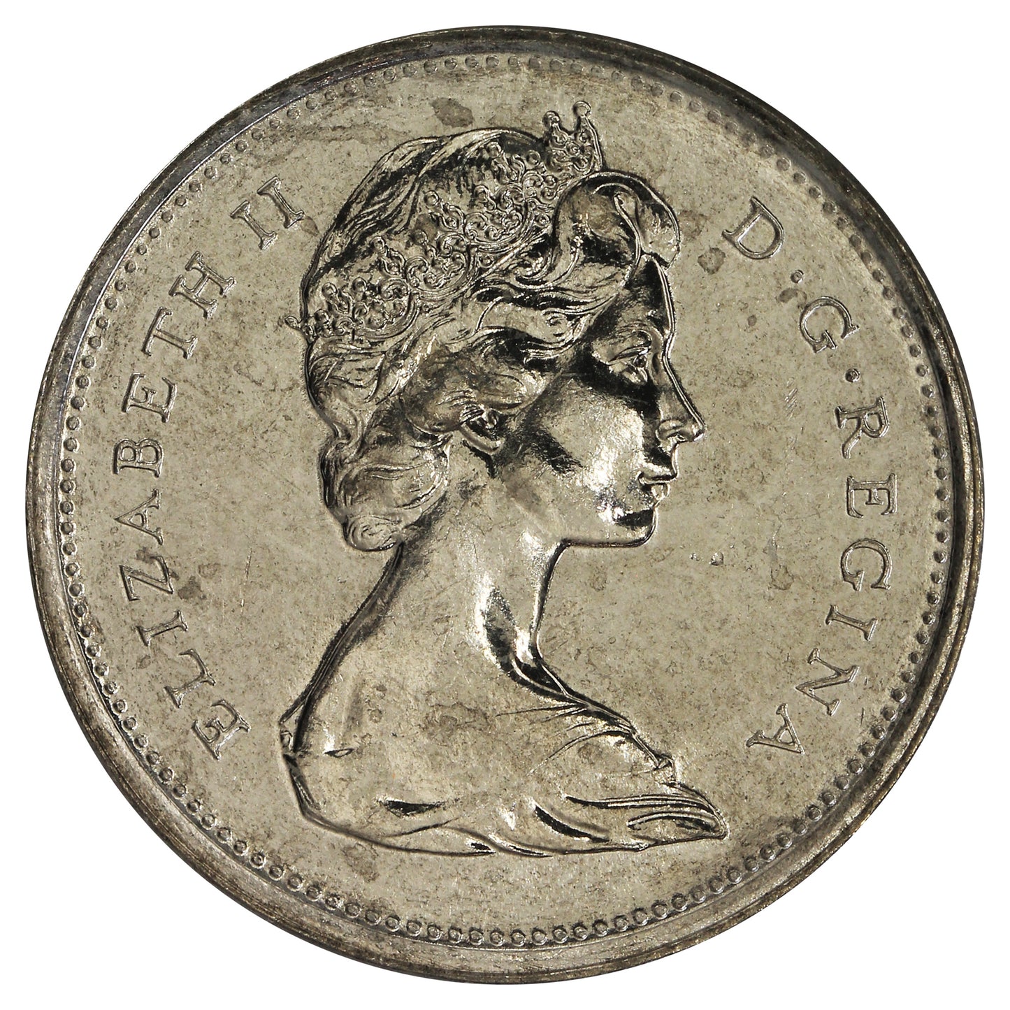 1975 Canada 25-cents Brilliant Uncirculated (MS63)