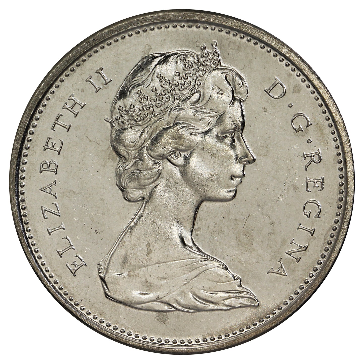 1977 Canada 25-cents Brilliant Uncirculated (MS63)