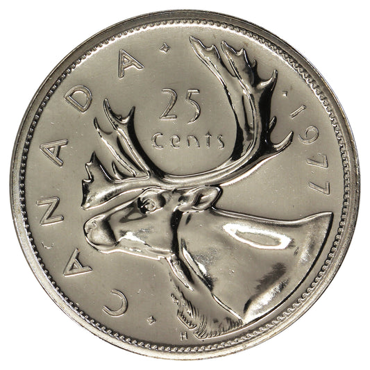 1977 Canada 25-cents Proof Like