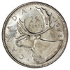 1978 Large Denticles Canada 25-cents Brilliant Uncirculated (MS63)