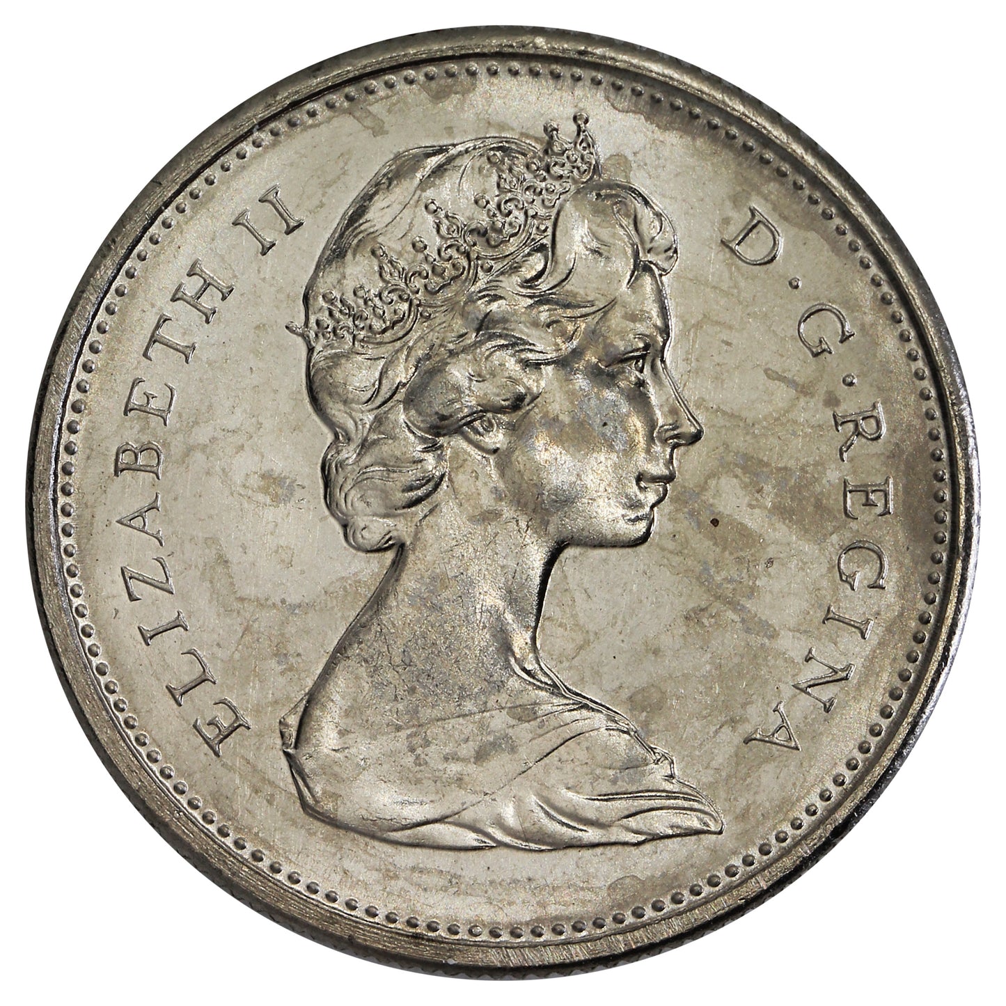 1978 Large Denticles Canada 25-cents Brilliant Uncirculated (MS63)