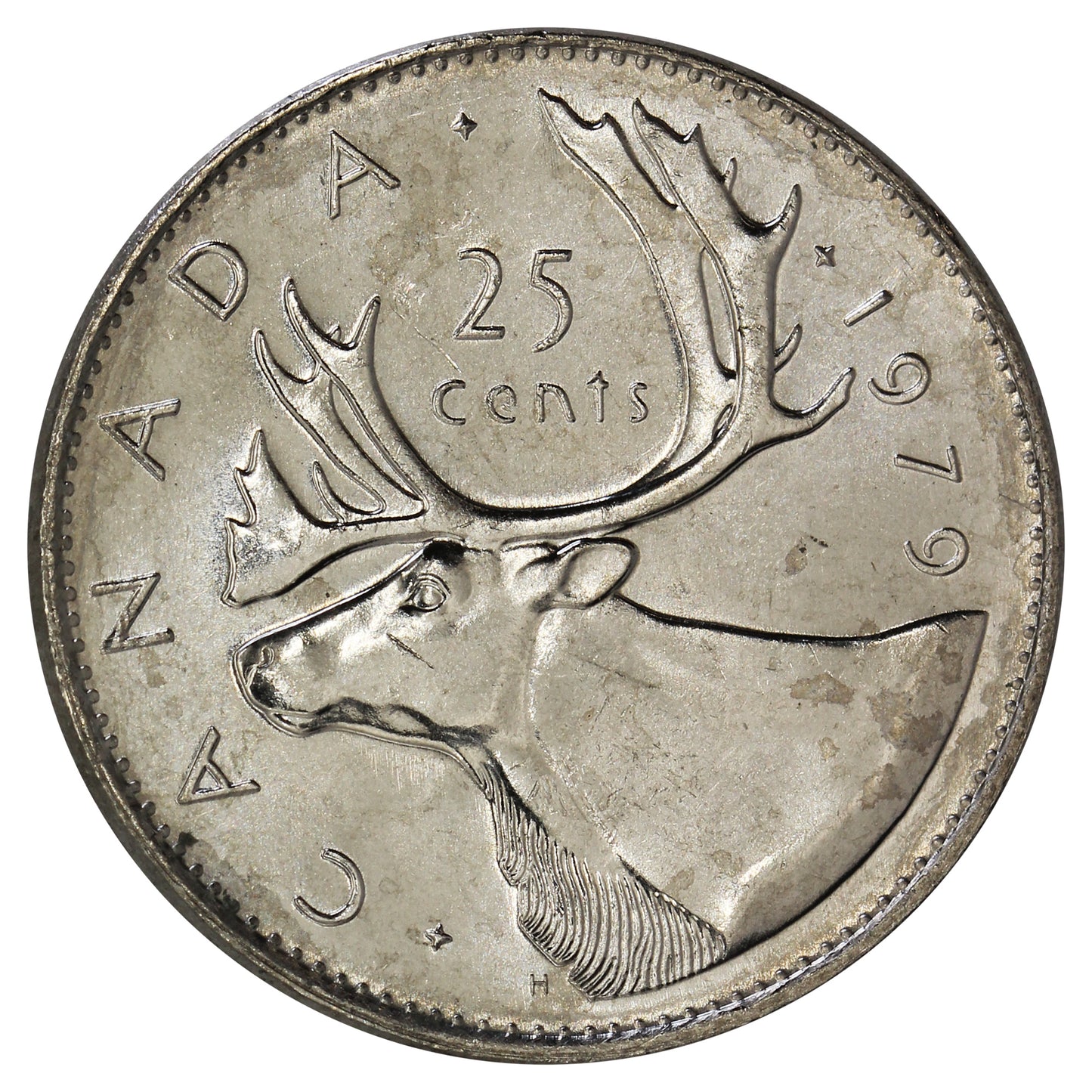 1979 Canada 25-cents Brilliant Uncirculated (MS63)