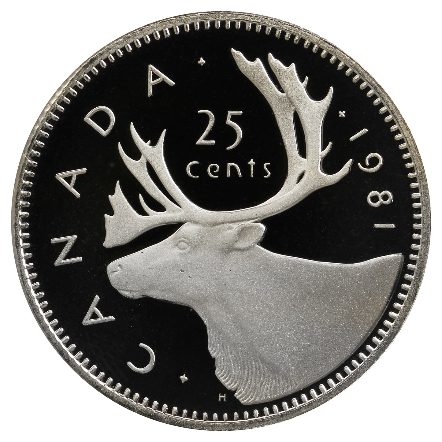 1981 Canada 25-cents Proof