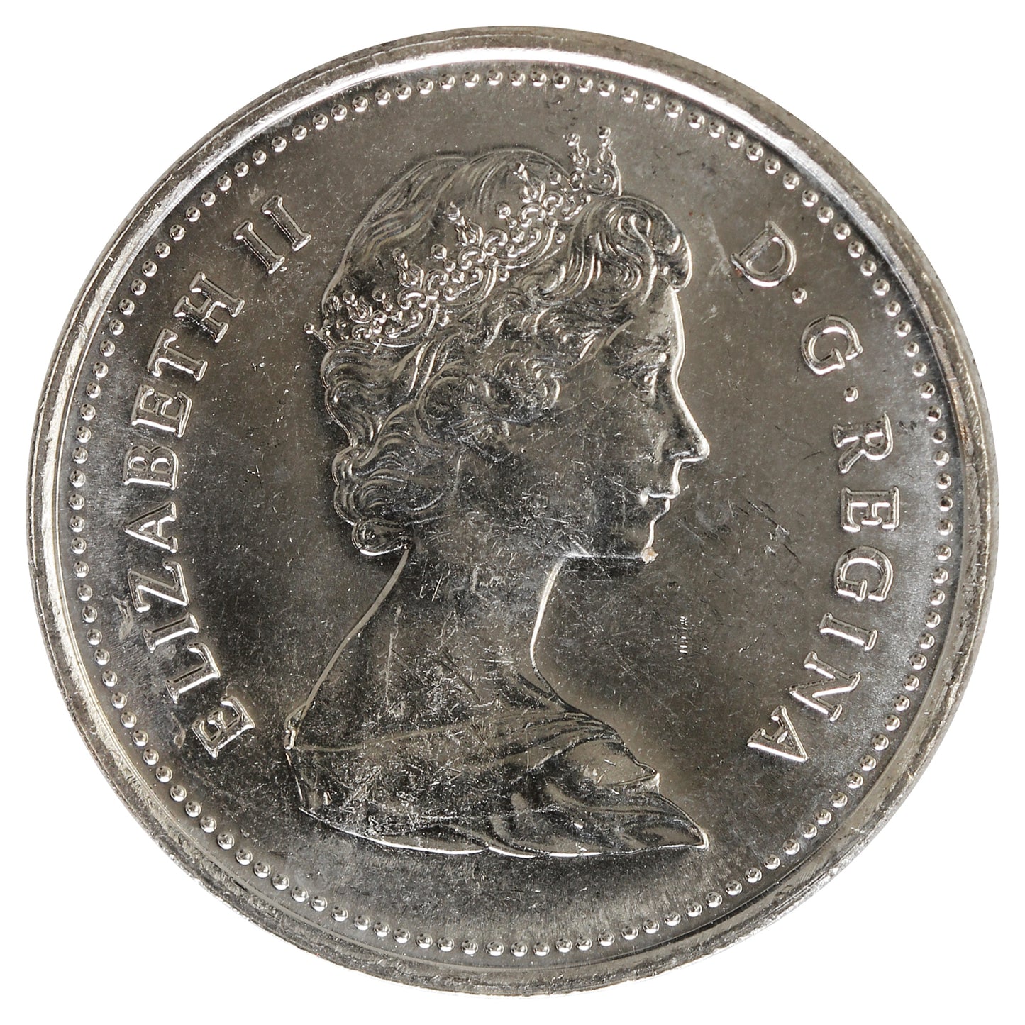 1982 Canada 25-cents Brilliant Uncirculated (MS-63)