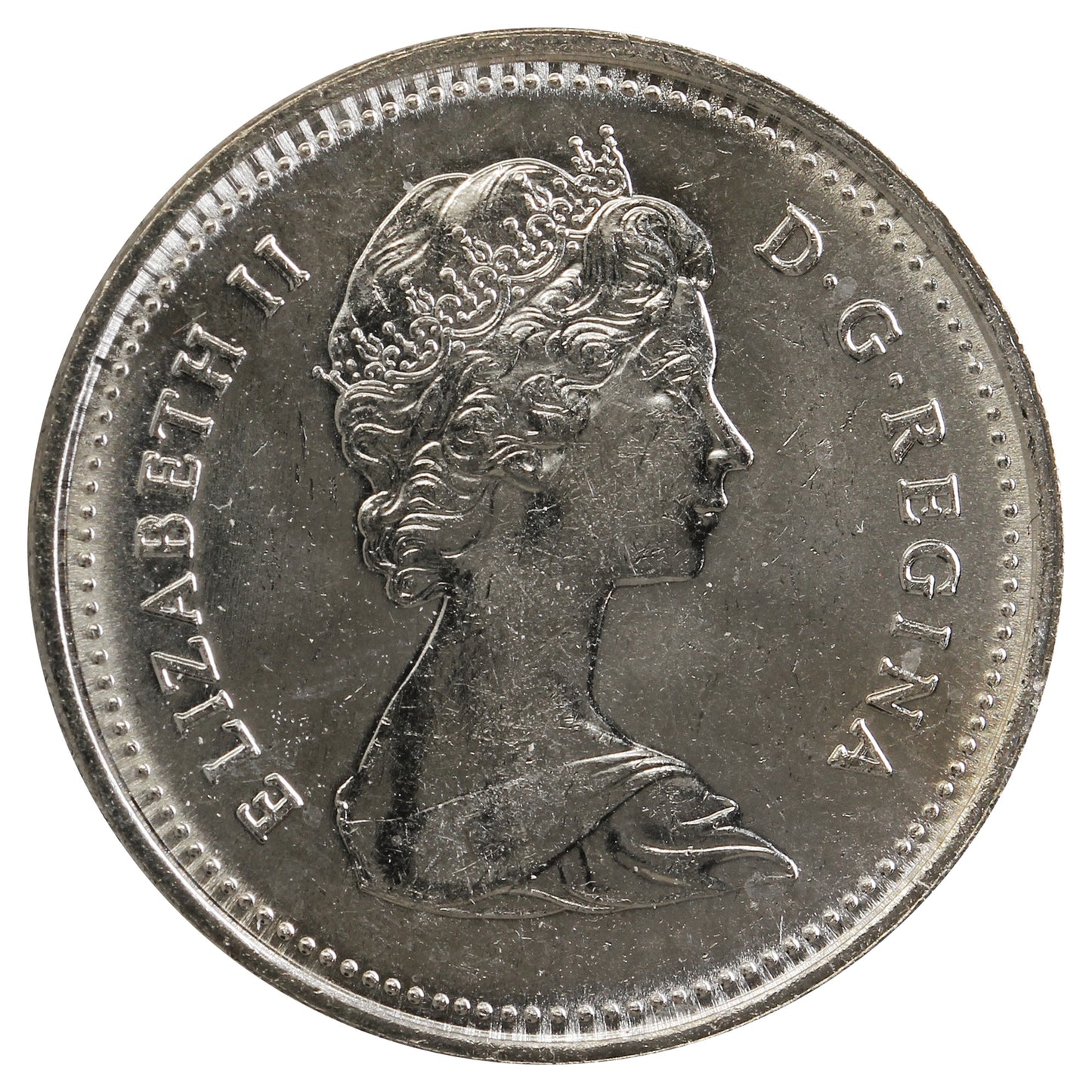 1983 Canada 25-cents Brilliant Uncirculated (MS-63)