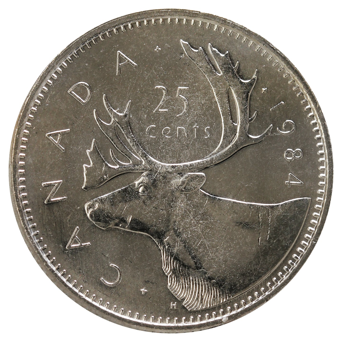 1984 Canada 25-cents Brilliant Uncirculated (MS-63)
