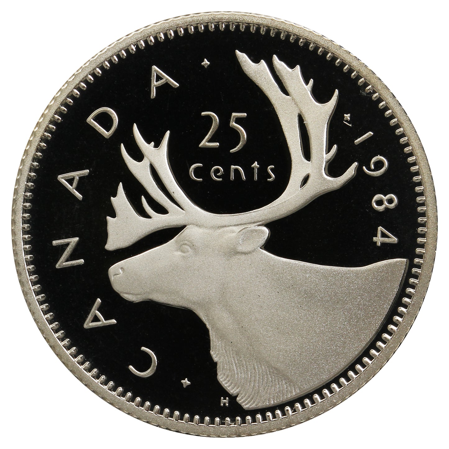 1984 Canada 25-cents Proof