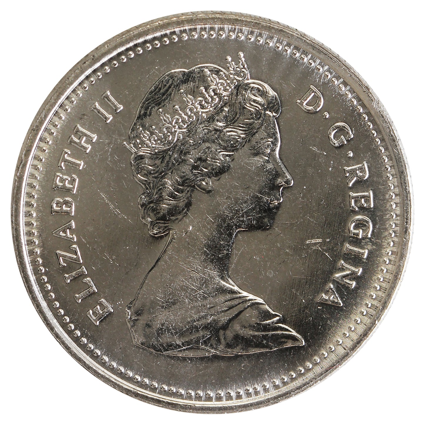1985 Canada 25-cents Brilliant Uncirculated (MS-63)