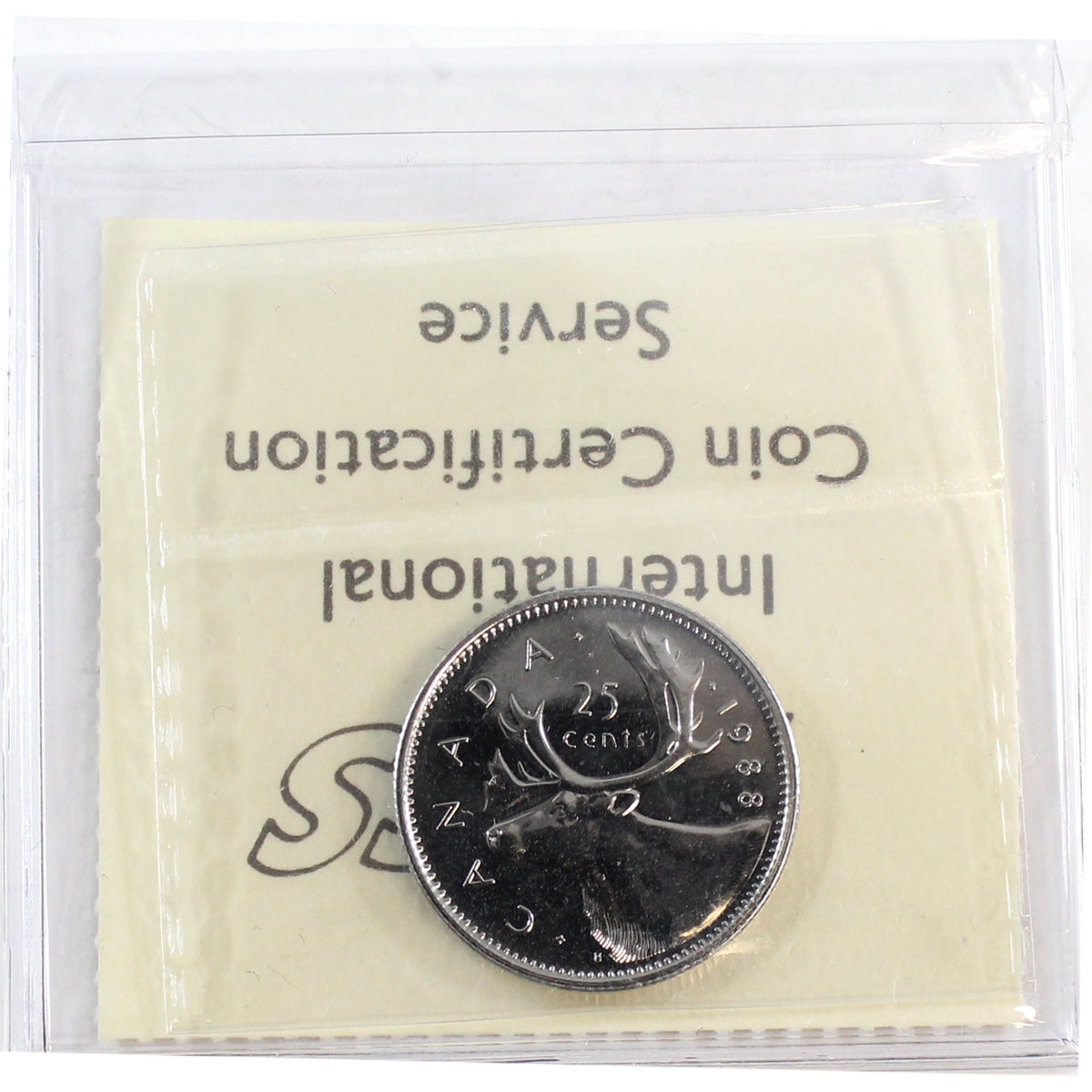 1988 Canada 25-cents ICCS Certified MS-67 Numismatic BU