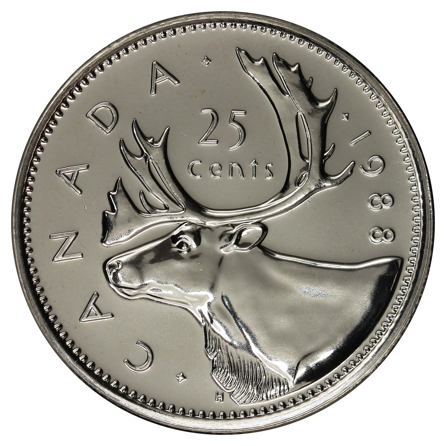 1988 Canada 25-cents Proof Like