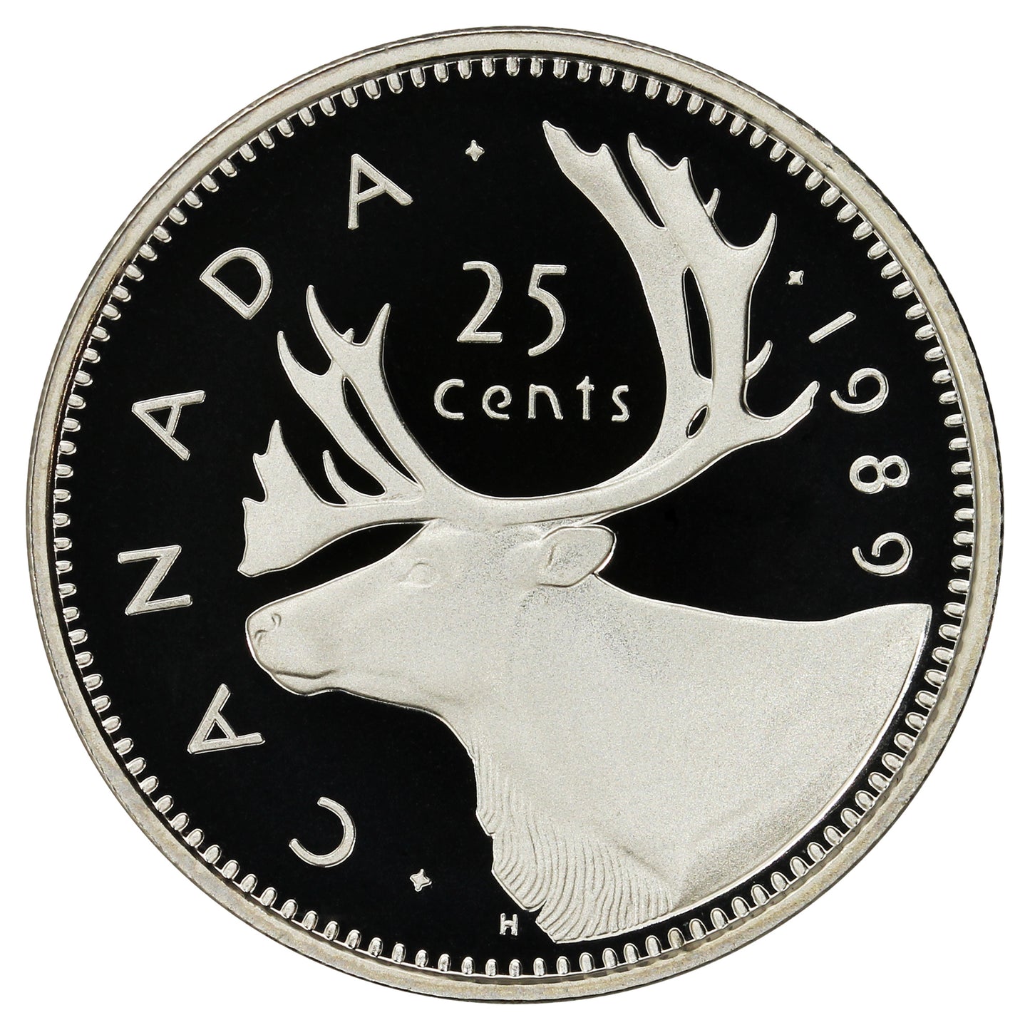 1989 Canada 25-cents Proof