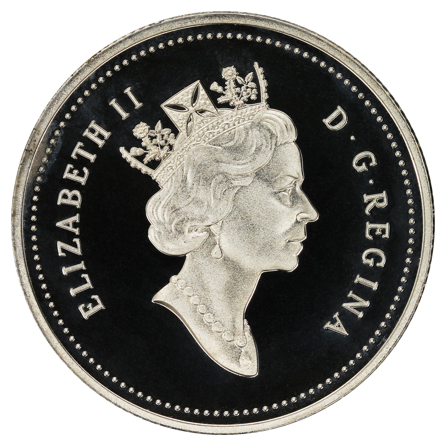 1990 Canada 25-cents Proof