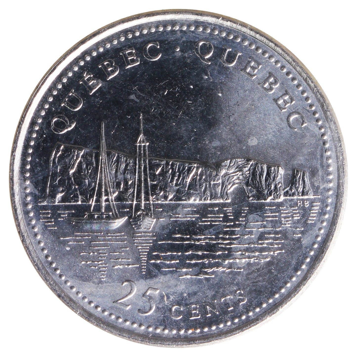 1992 Quebec Canada 25-cents ICCS Certified MS65
