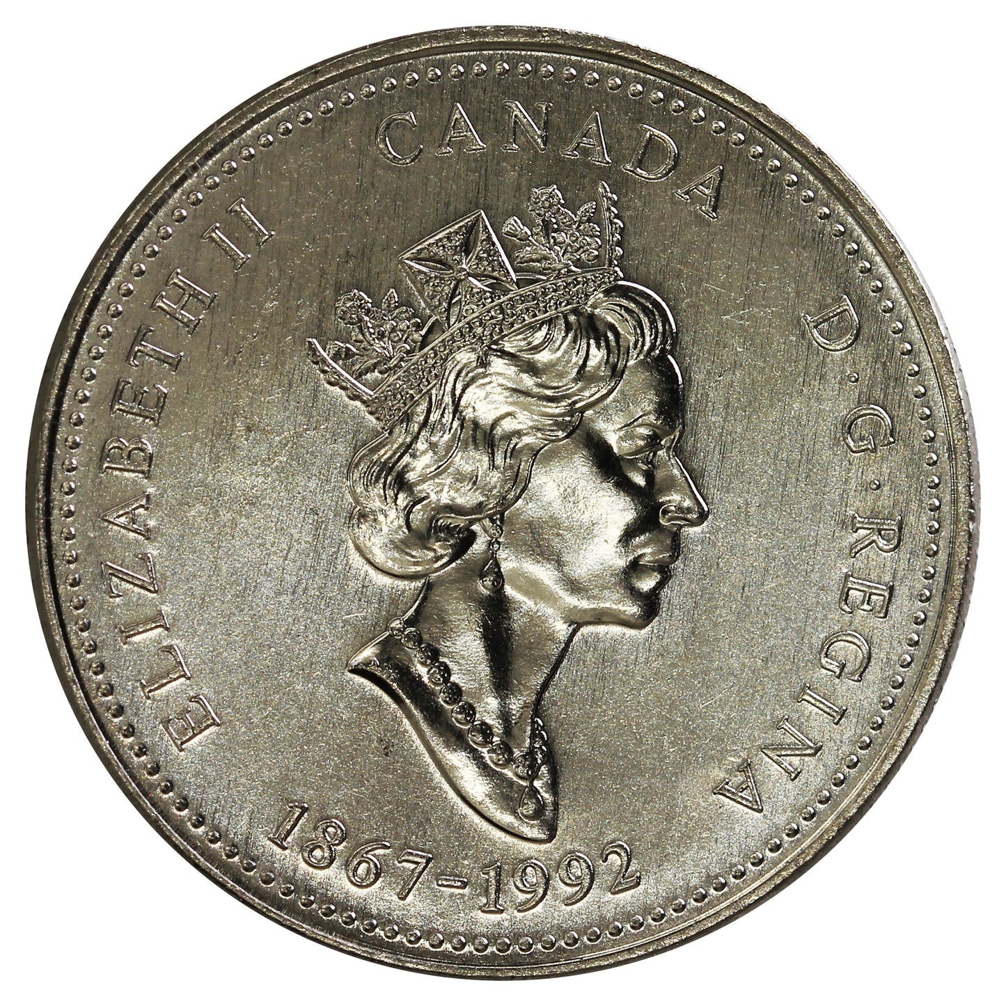 1992 Alberta Canada 25-cents Brilliant Uncirculated (MS-63)