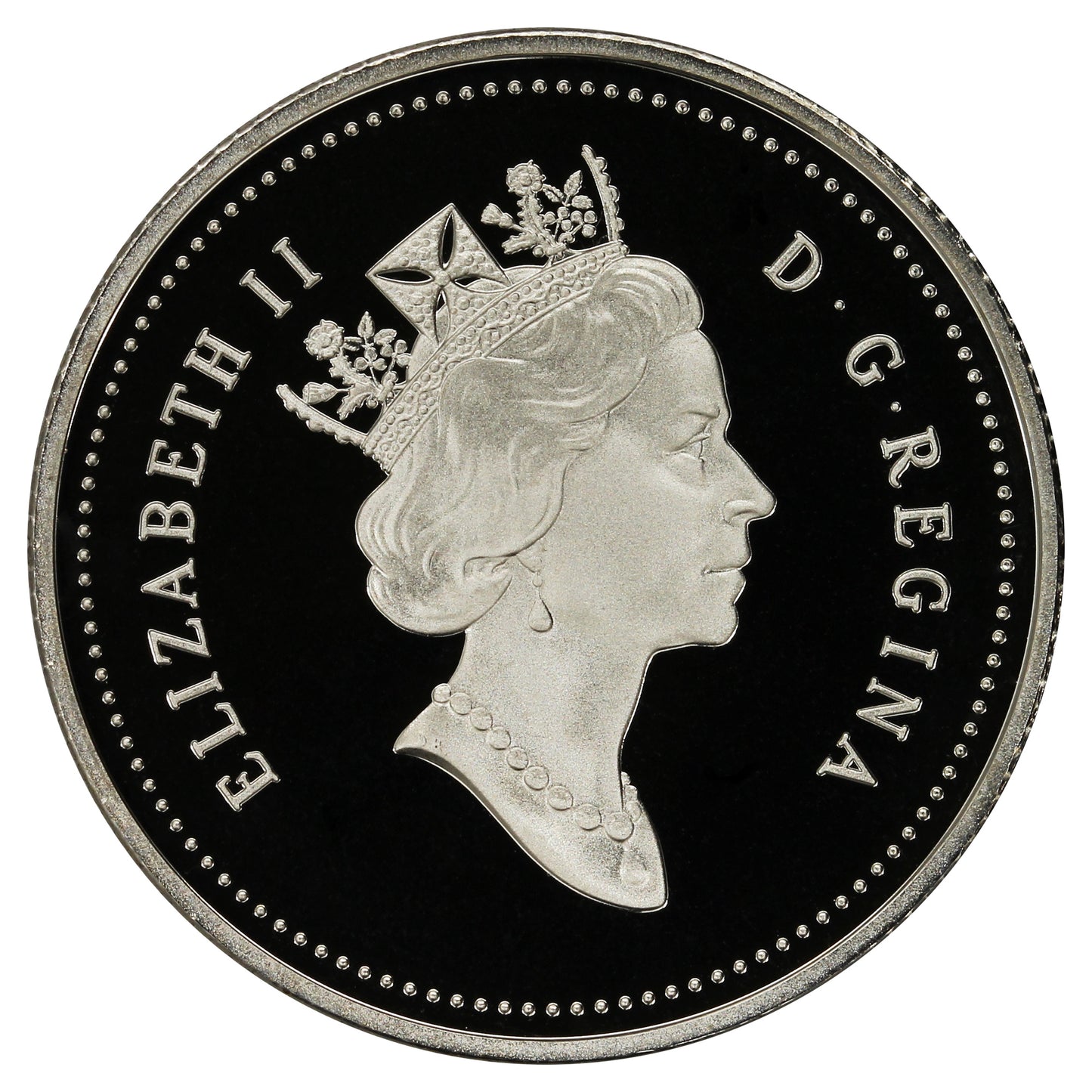 1992 Caribou Canada 25-cents Proof