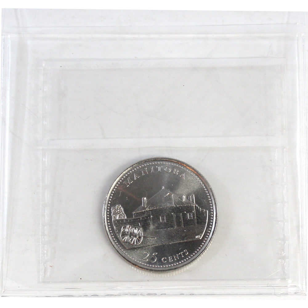 1992 Manitoba Canada 25-cents ICCS Certified MS65