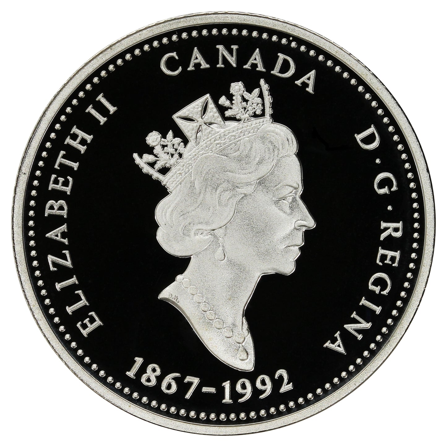 1992 New Brunswick Canada 25-cents Silver Proof