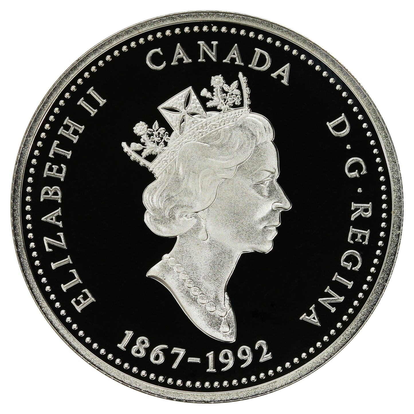 1992 Newfoundland Canada 25-cents Silver Proof