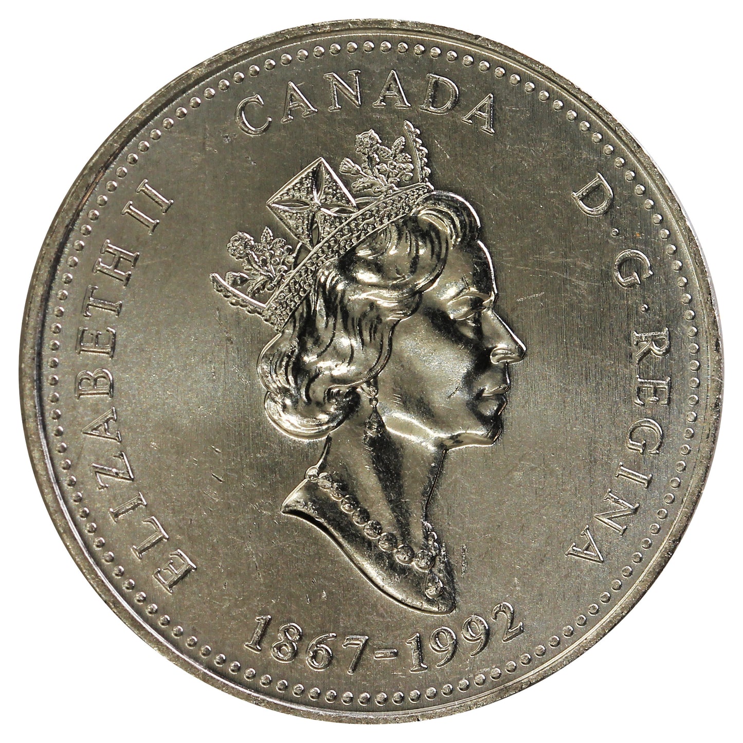 1992 Nova Scotia Canada 25-cents Brilliant Uncirculated (MS-63)