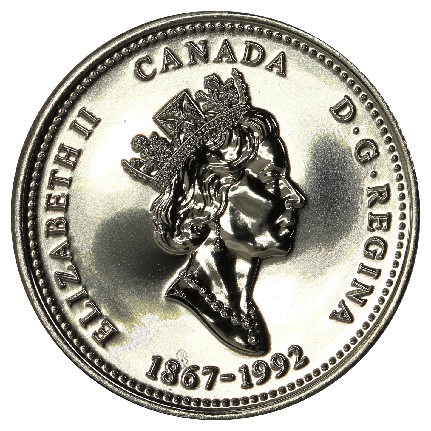 1992 Nova Scotia Canada 25-cents Proof Like