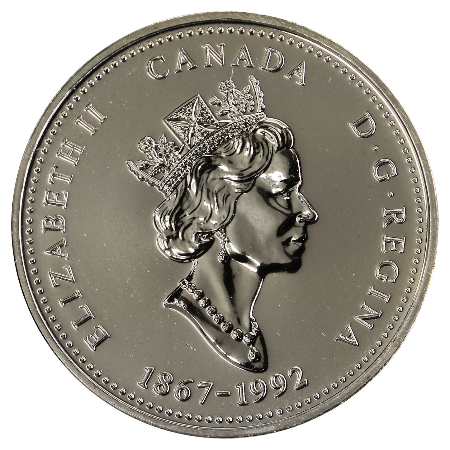 1992 Ontario Canada 25-cents Proof Like