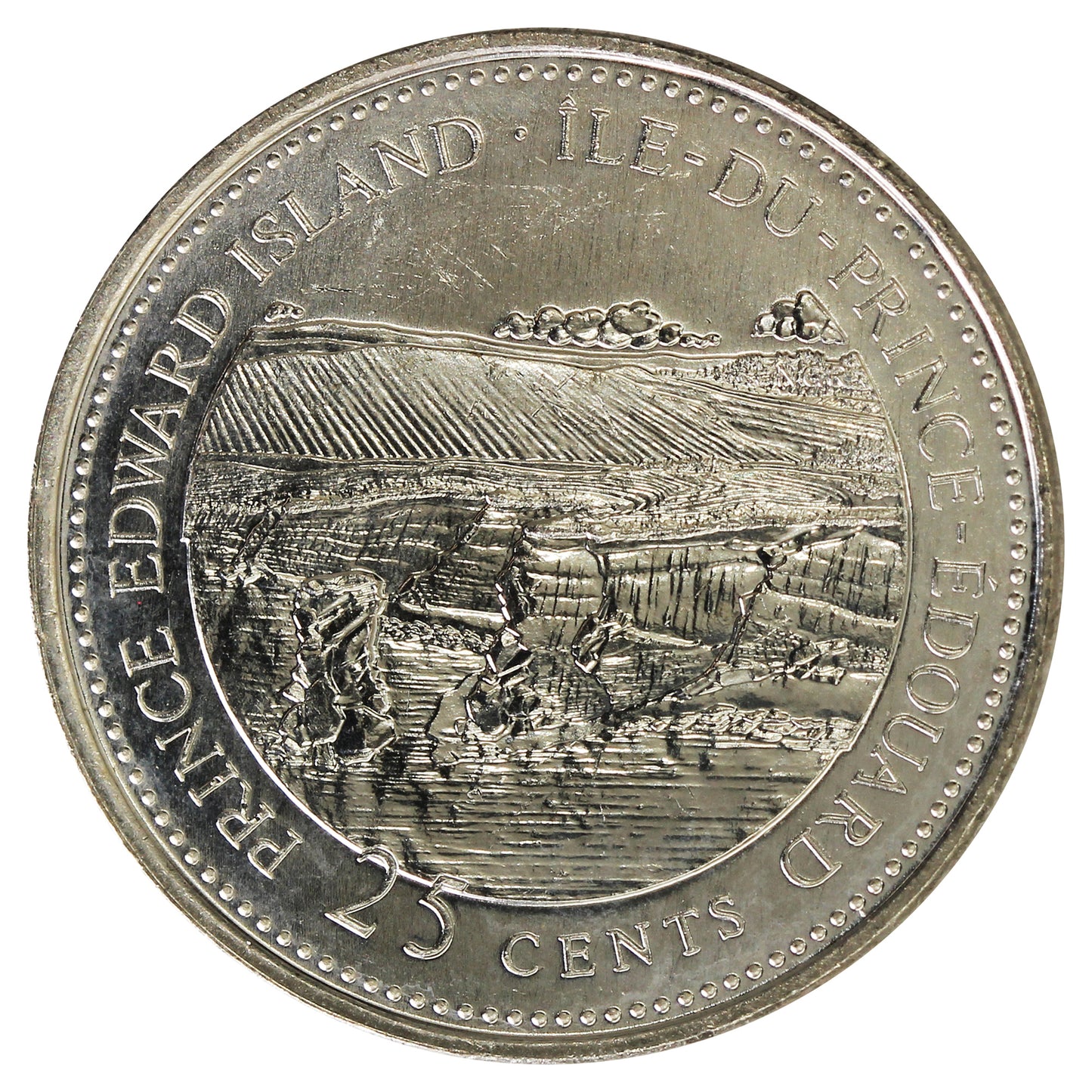 1992 Prince Edward Island Canada 25-cents Brilliant Uncirculated MS-63