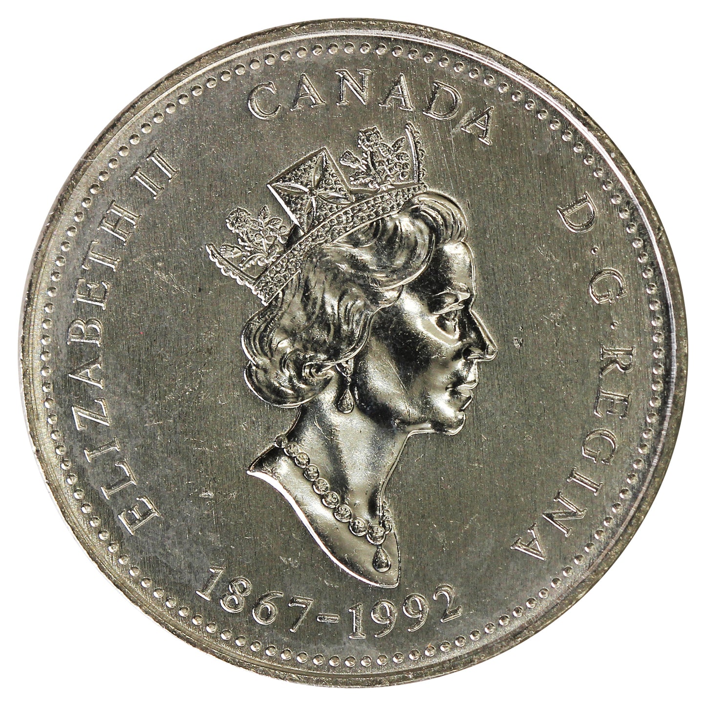 1992 Prince Edward Island Canada 25-cents Brilliant Uncirculated MS-63