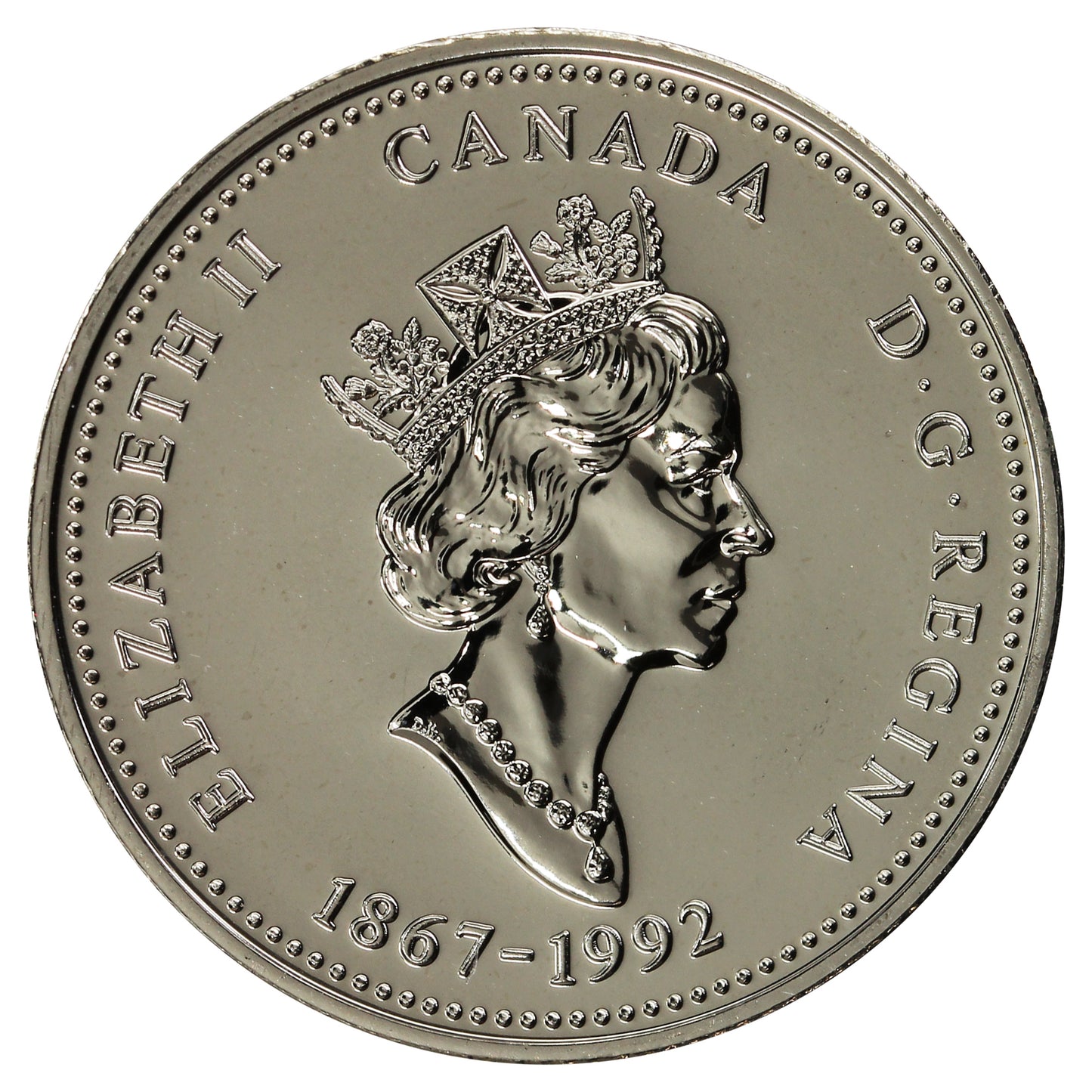 1992 Quebec Canada 25-cents Proof Like