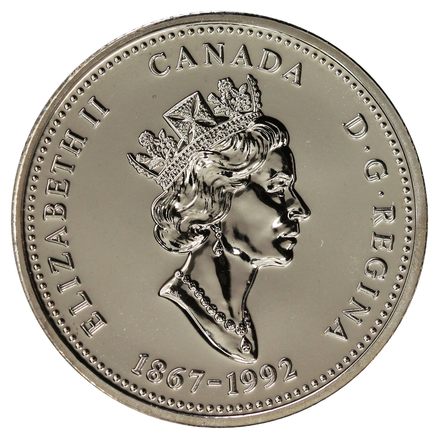 1992 Saskatchewan Canada 25-cents Proof Like