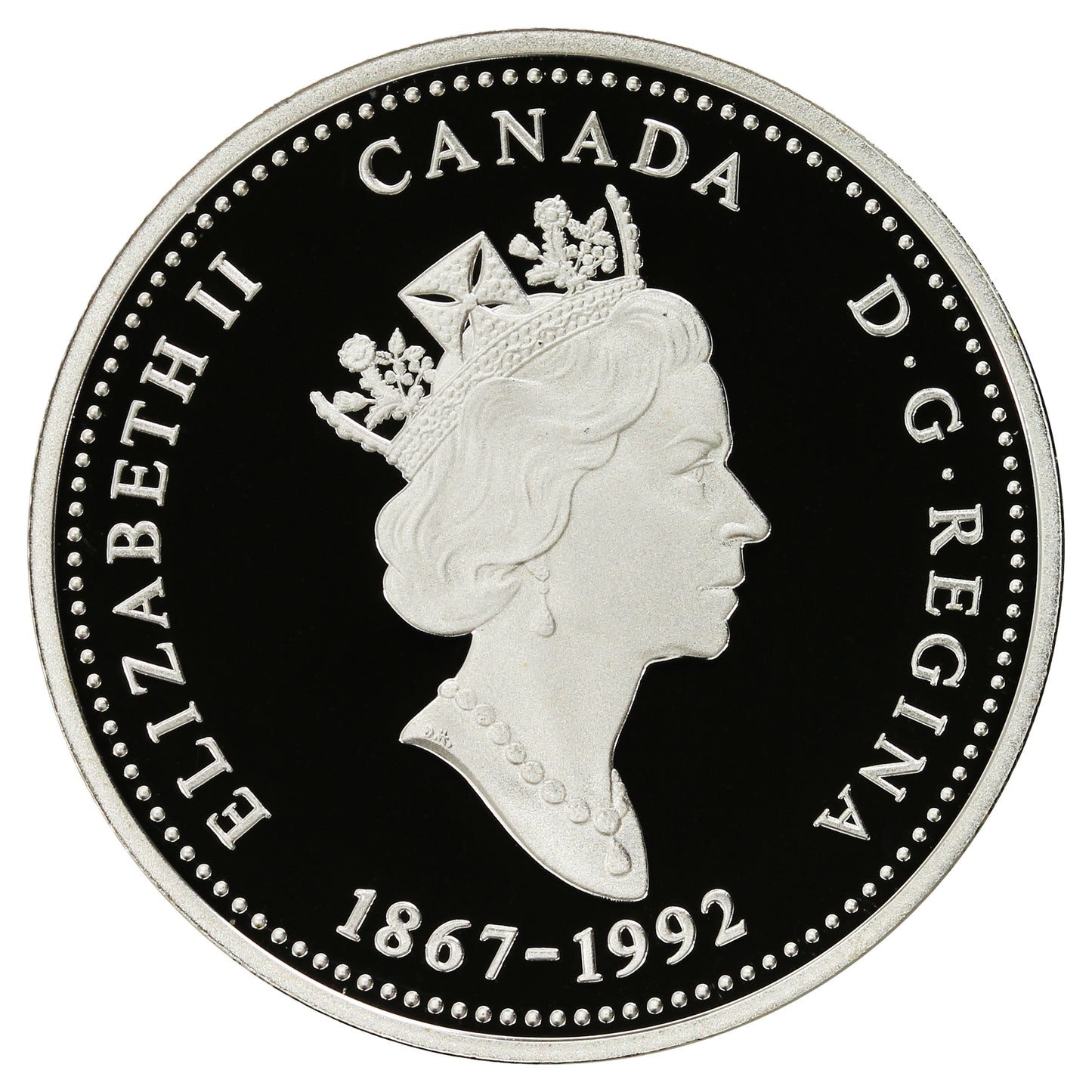 1992 Saskatchewan Canada 25-cents Silver Proof
