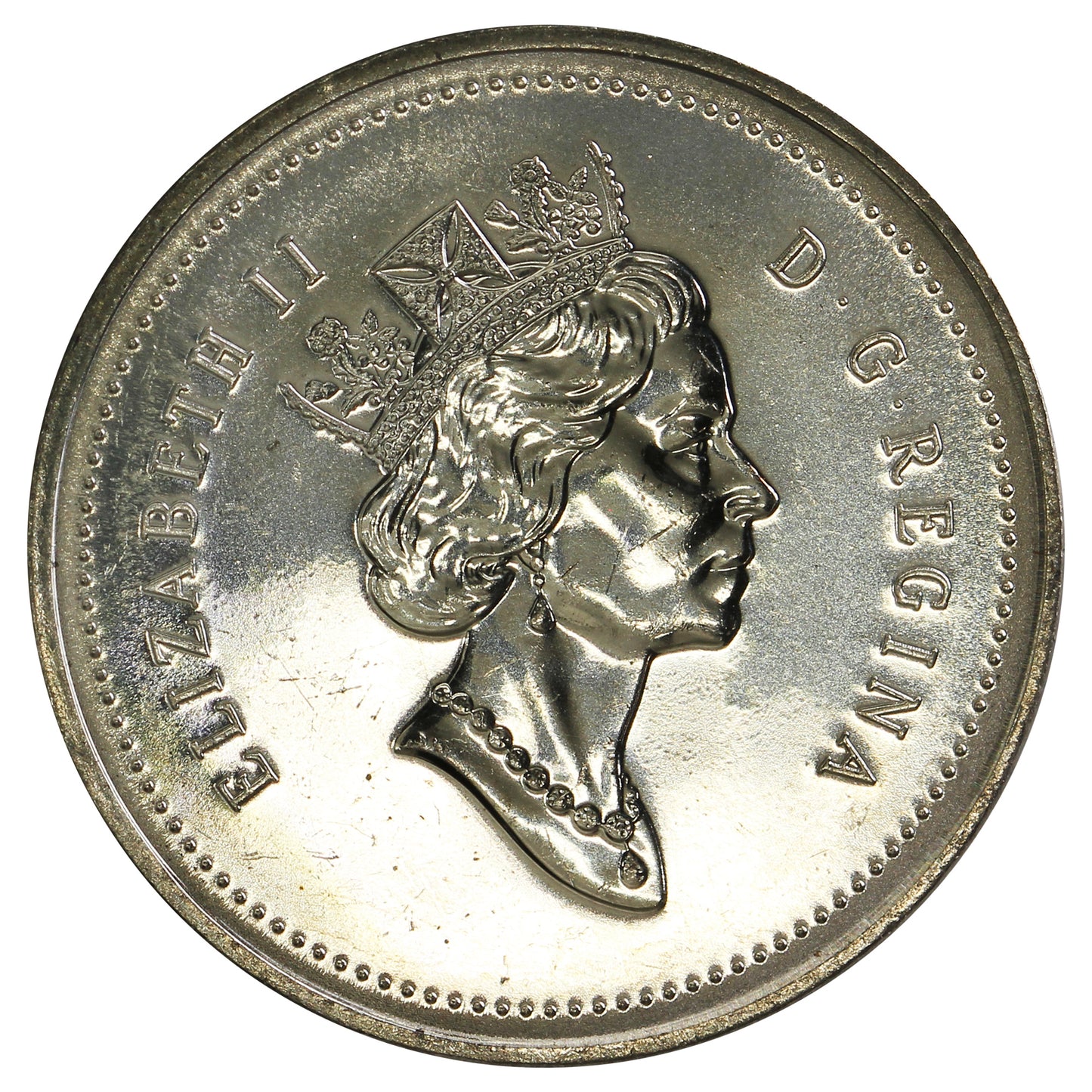 1993 Canada 25-cents Brilliant Uncirculated (MS63)