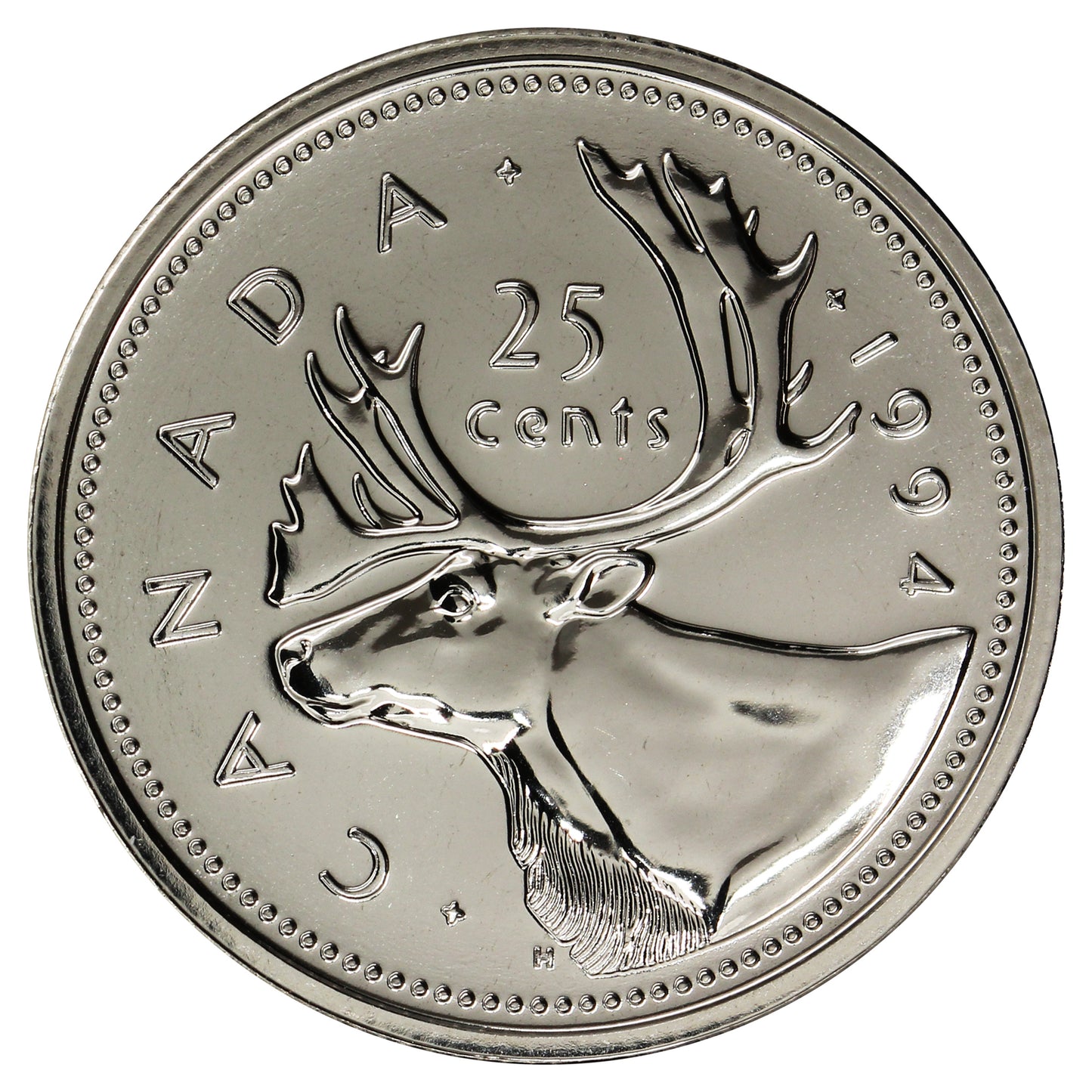 1994 Canada 25-cents Proof Like