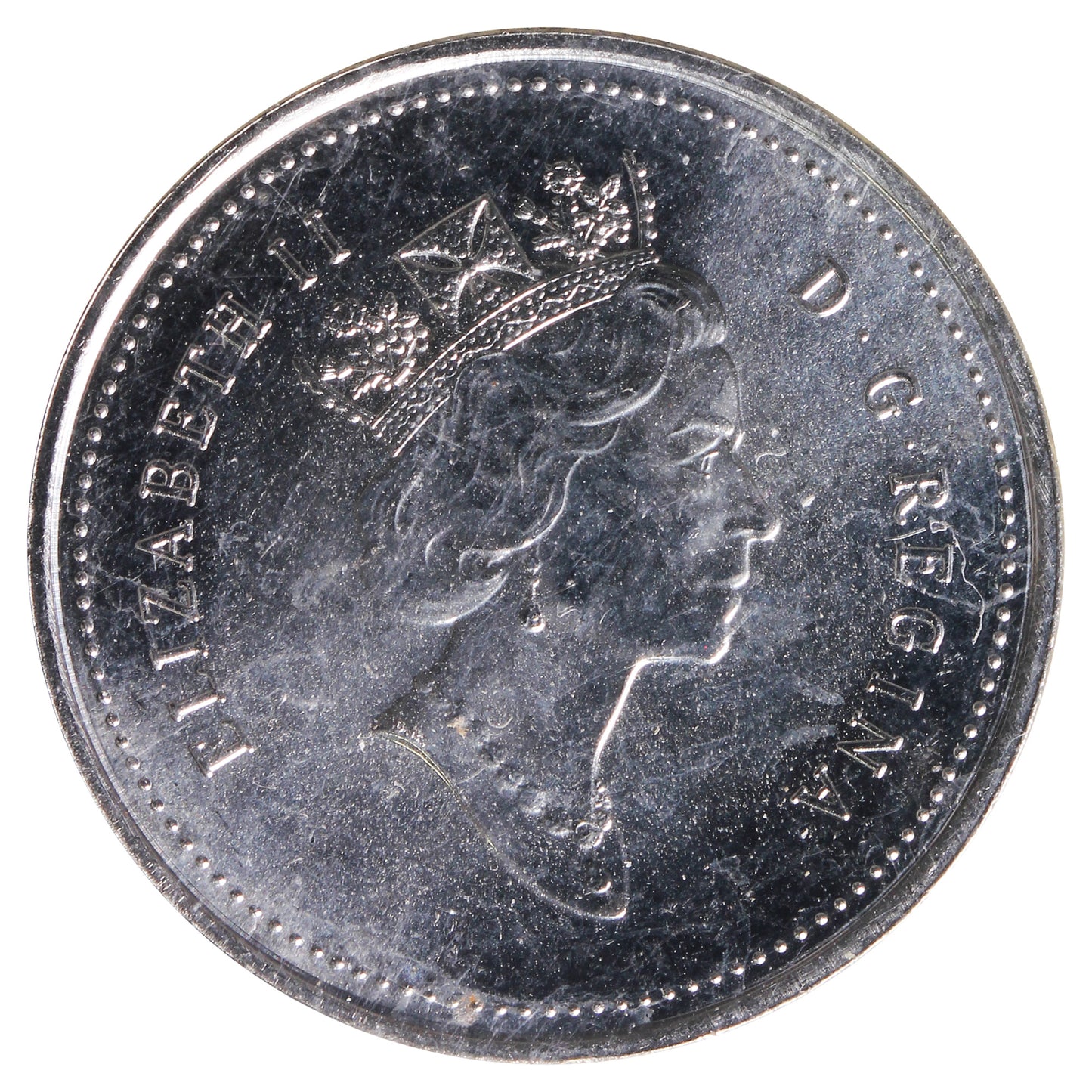 1995 Caribou Canada 25-cents ICCS Certified MS-65