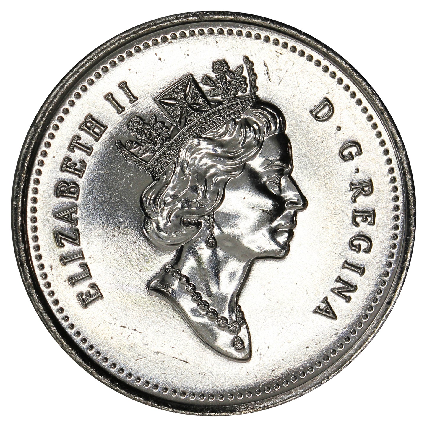 1996 Canada 25-cents Brilliant Uncirculated (MS-63)