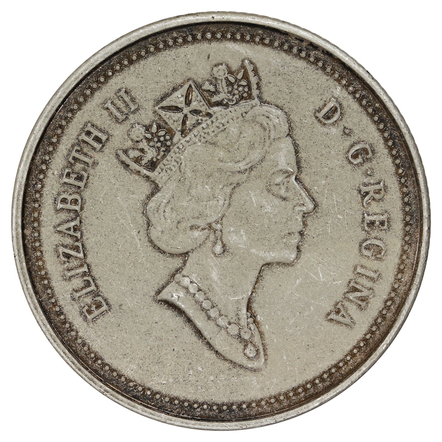 1998 (1908-1998) Antique Canada 25-cents Proof