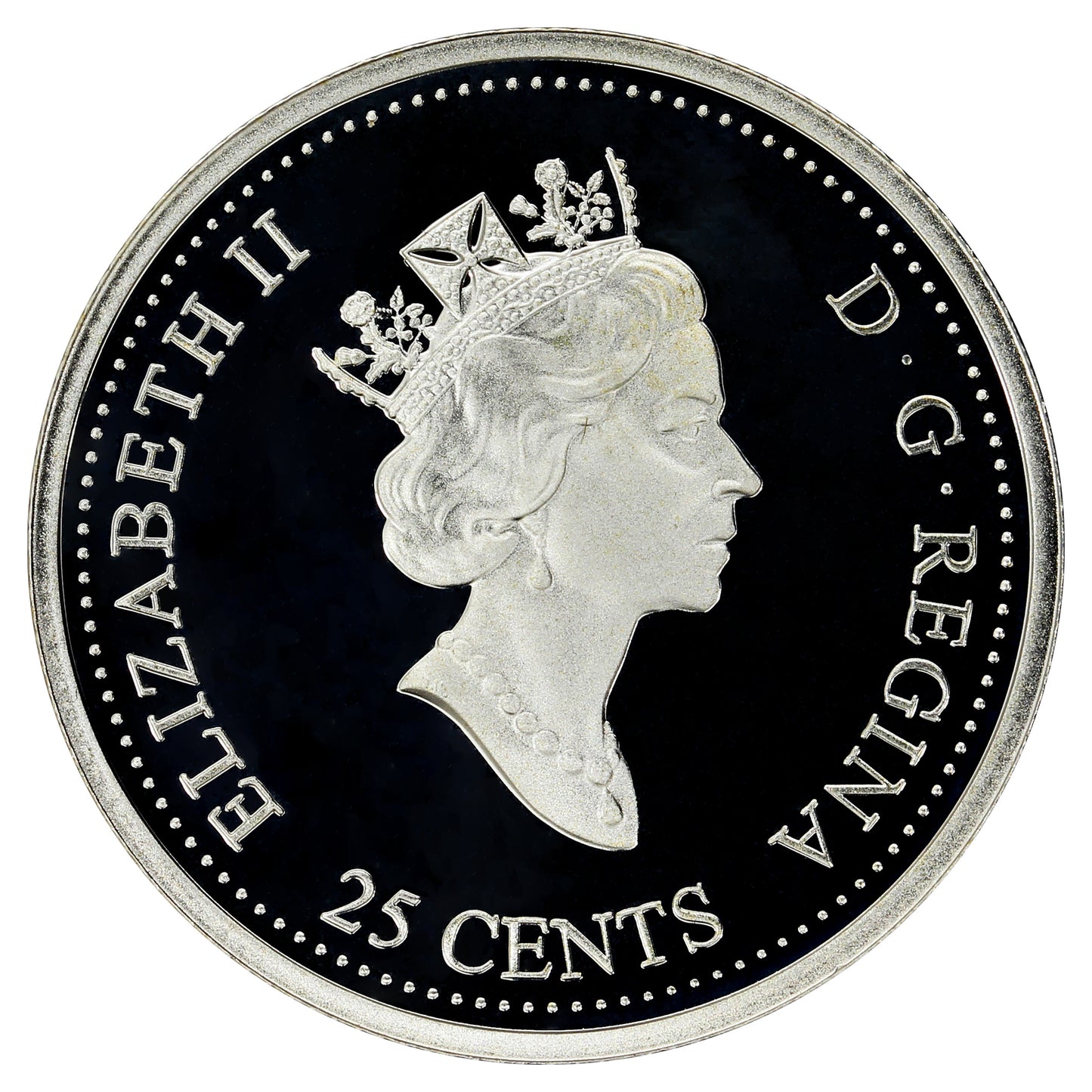 1999 January Canada 25-cents Silver Proof