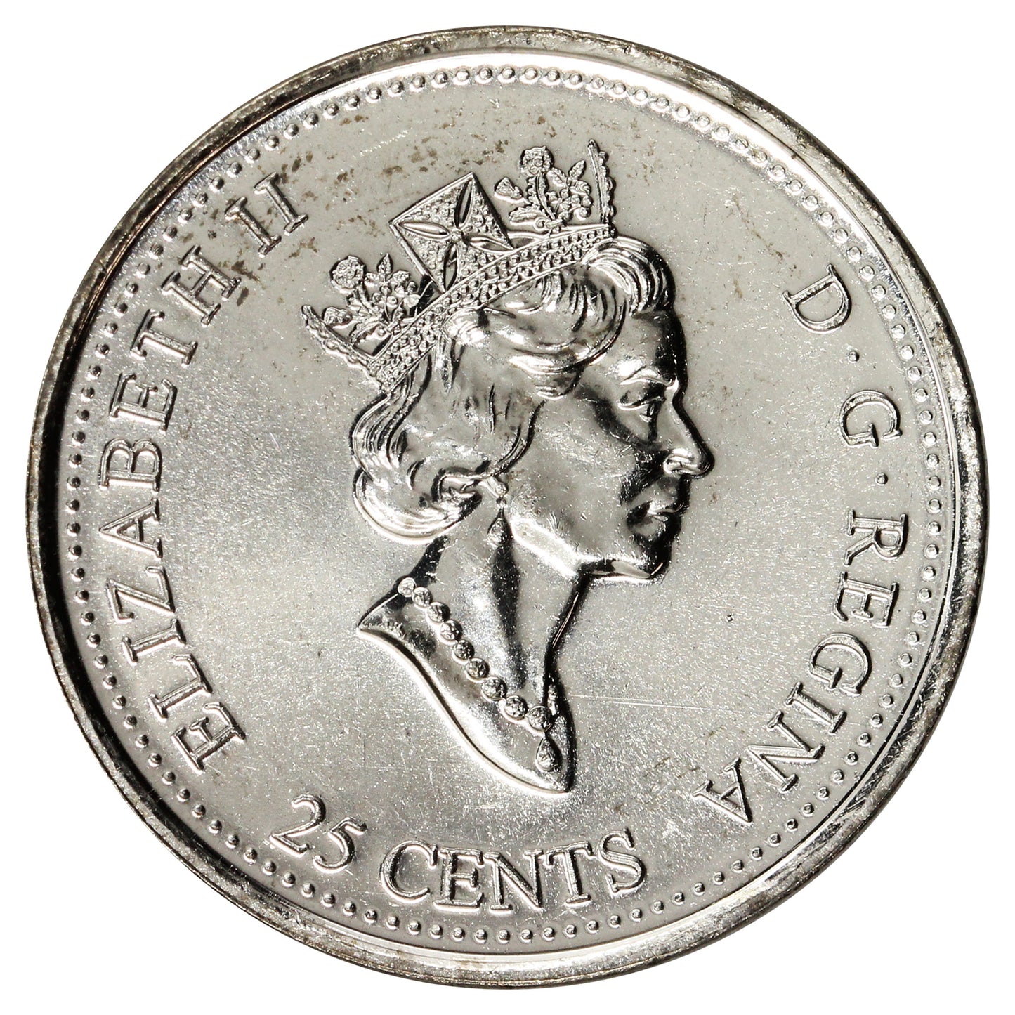 1999 July Canada 25-cents Brilliant Uncirculated (MS63)