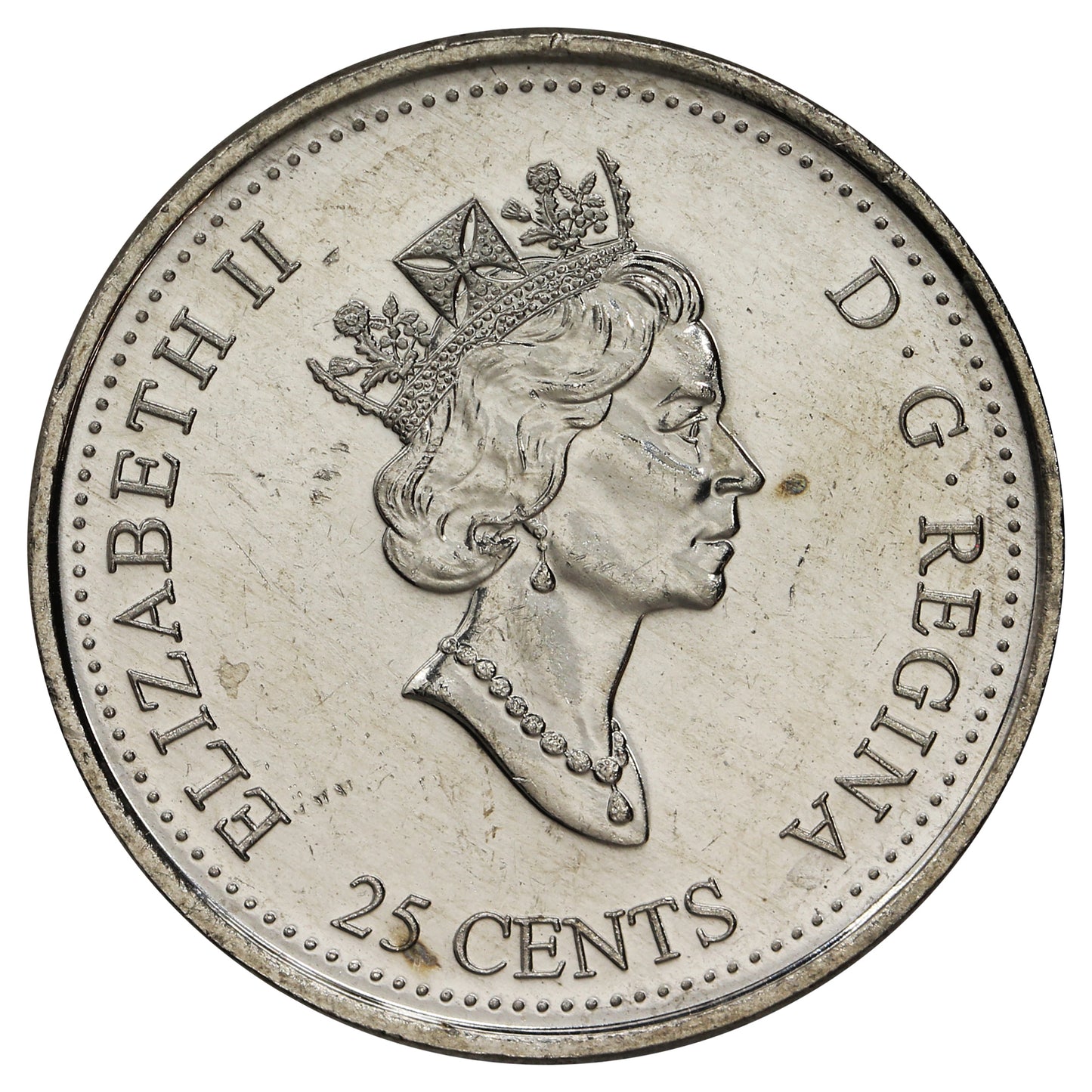 1999 June Canada 25-cents Brilliant Uncirculated (MS63)