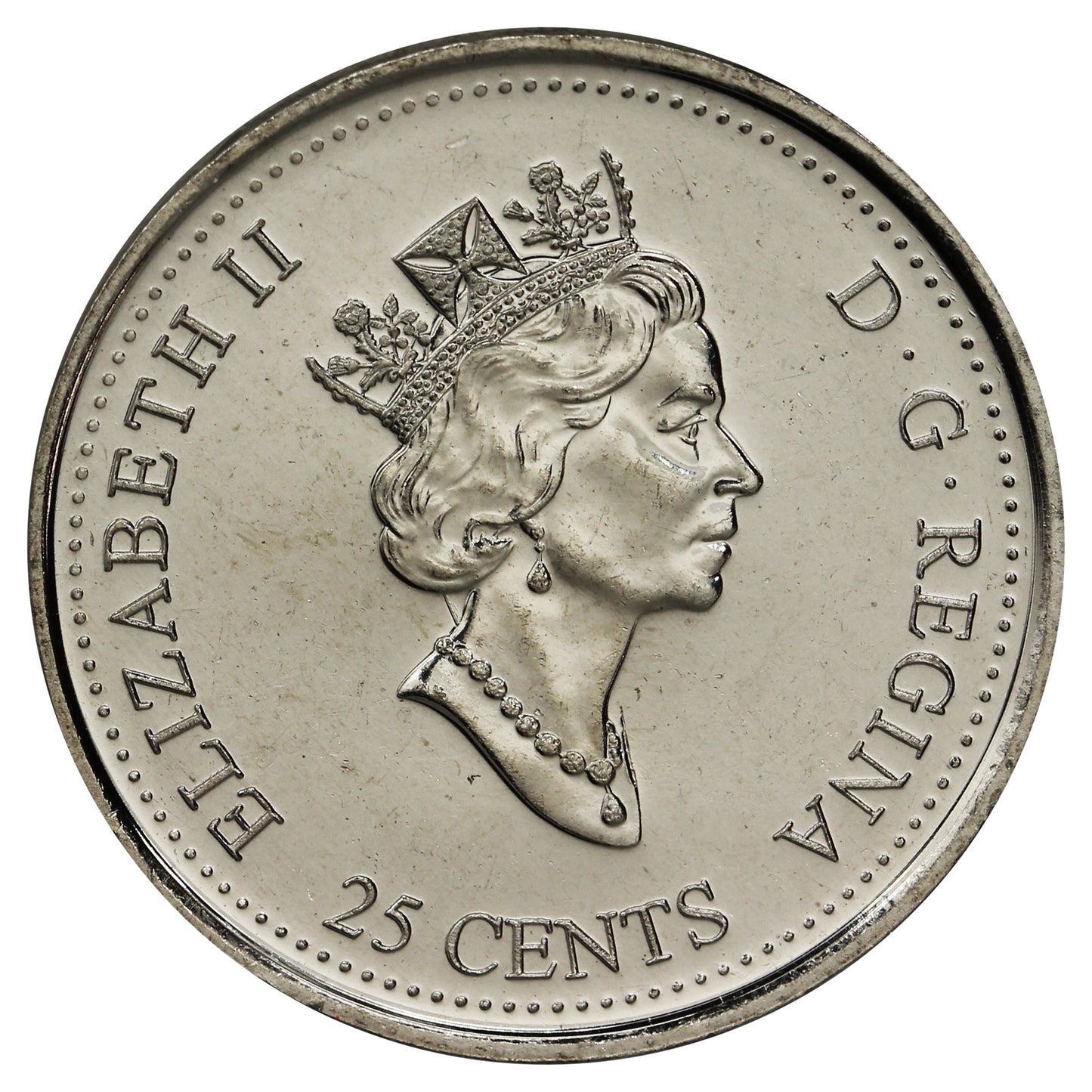 1999 May Canada 25-cents Brilliant Uncirculated (MS63)