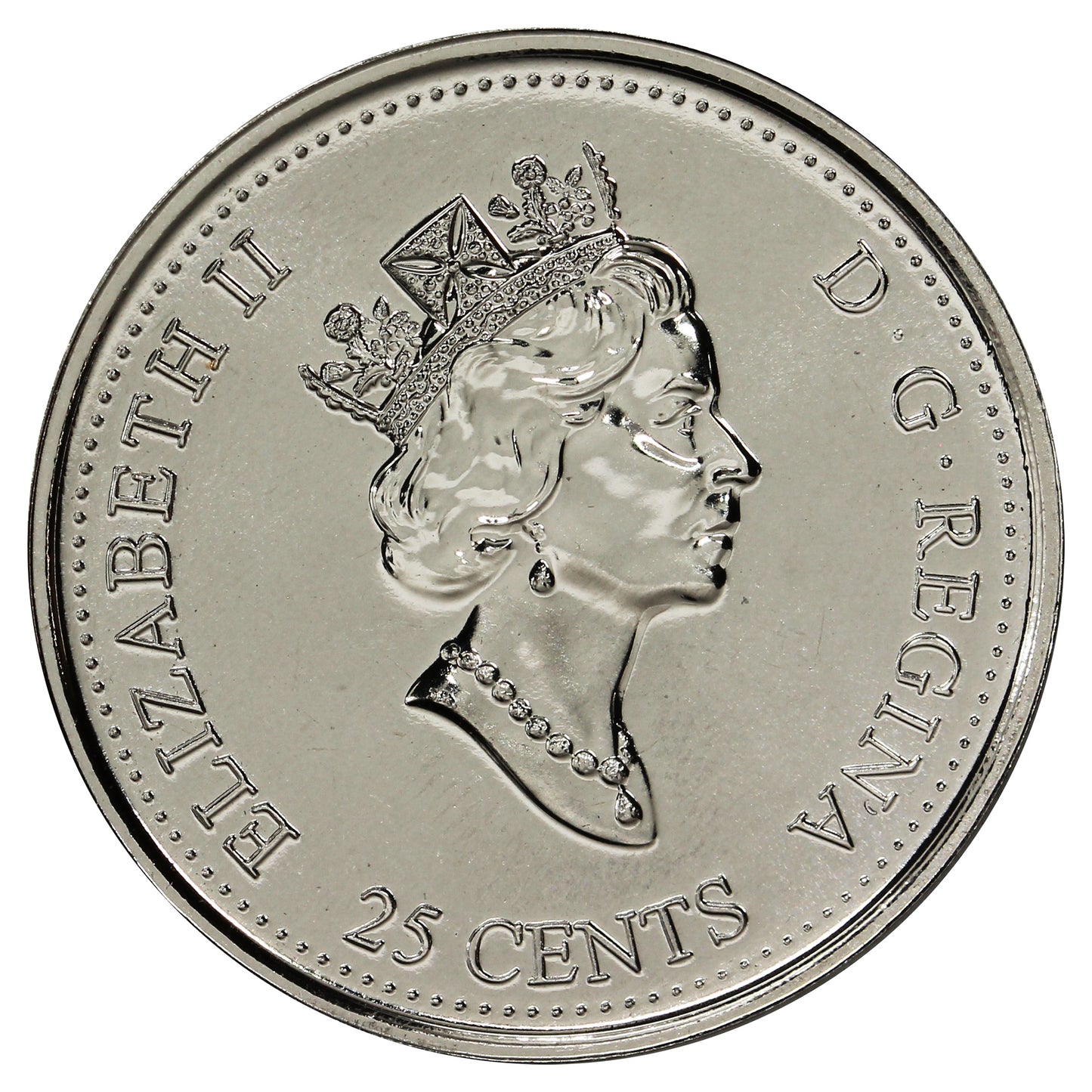 1999 May Canada 25-cents Proof Like