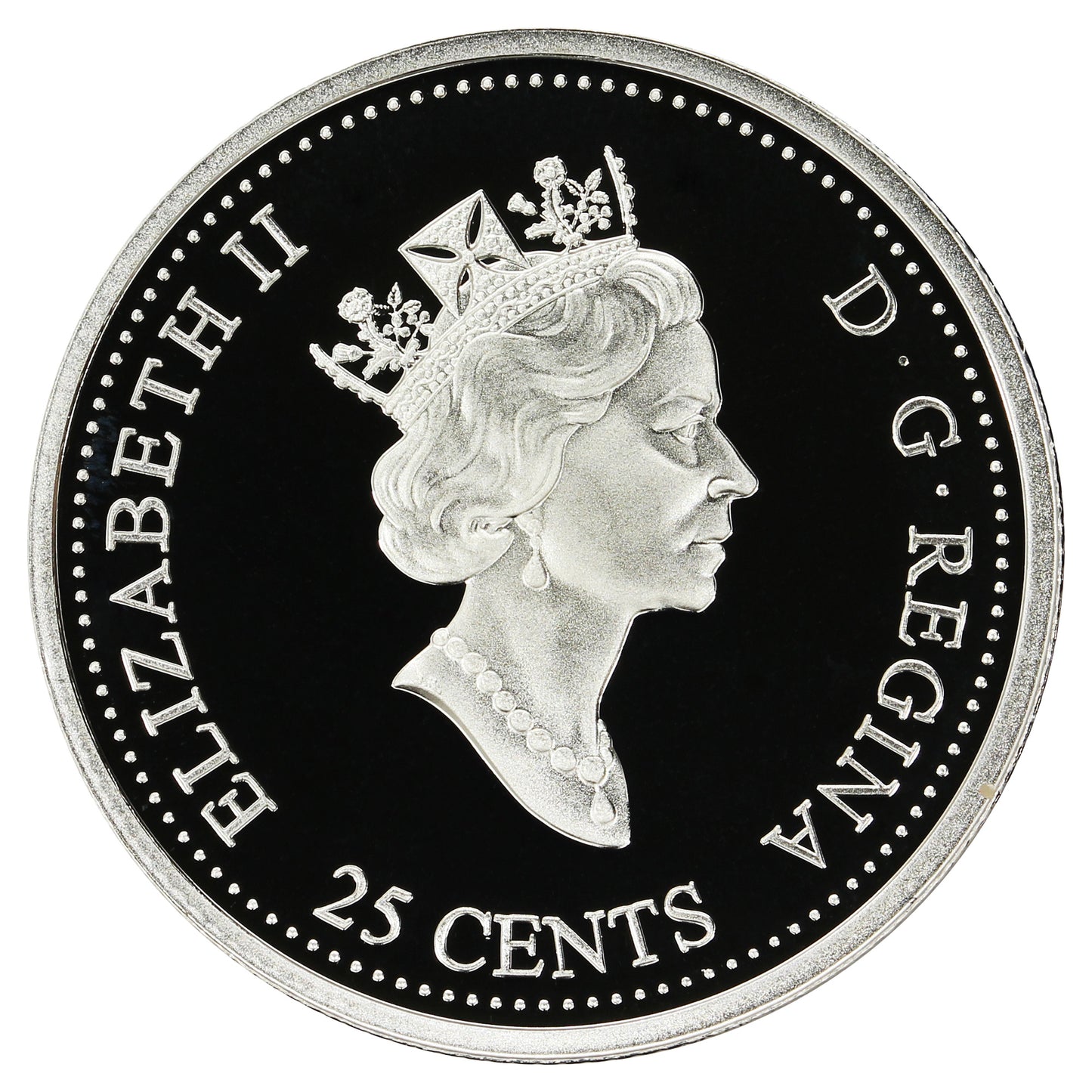 1999 May Canada 25-cents Silver Proof
