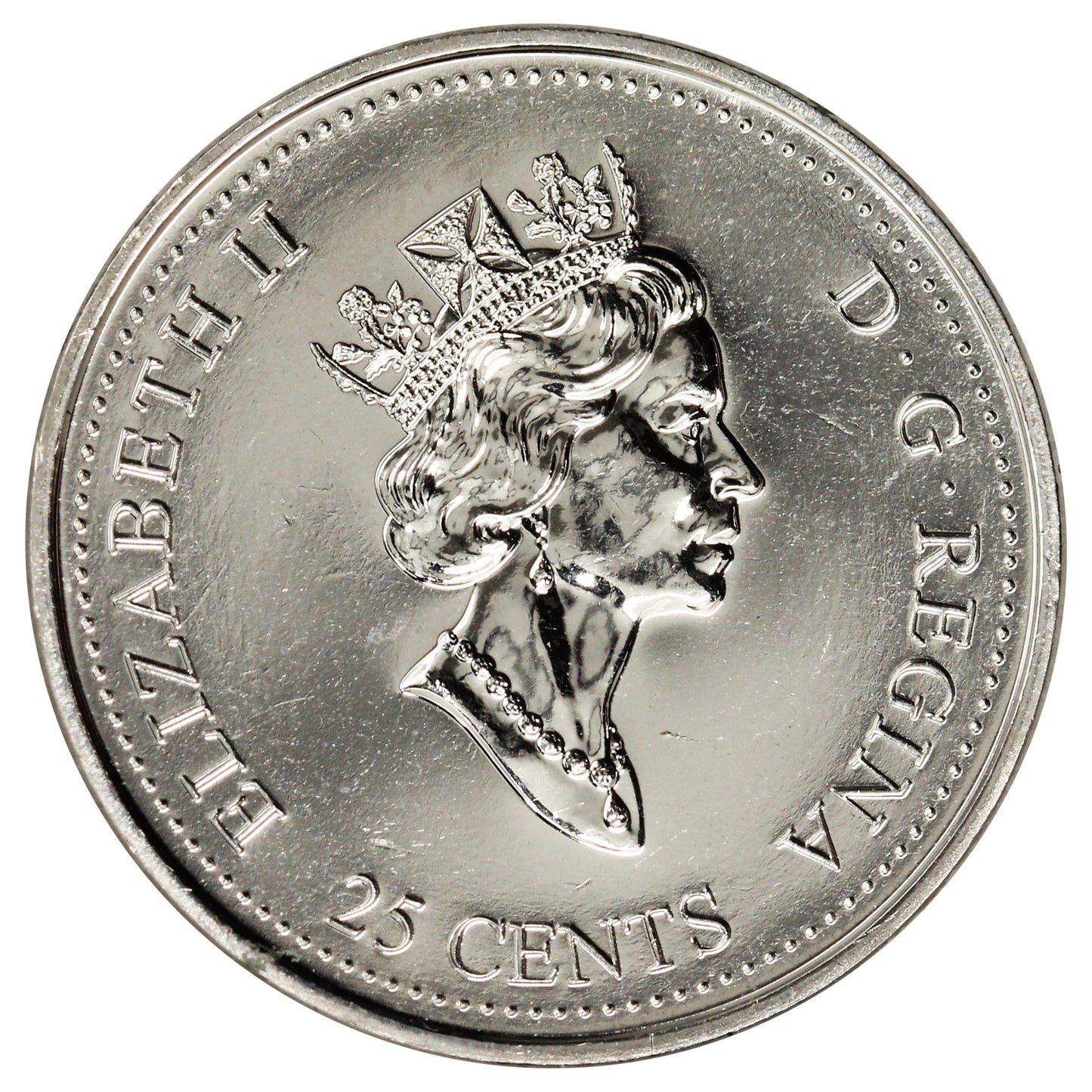 1999 November Canada 25-cents Proof Like