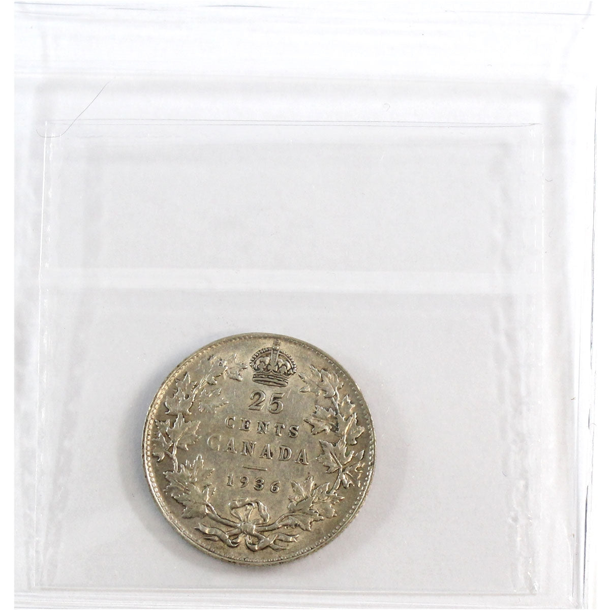 1936 Canada 25-cents ICCS Certified VF30