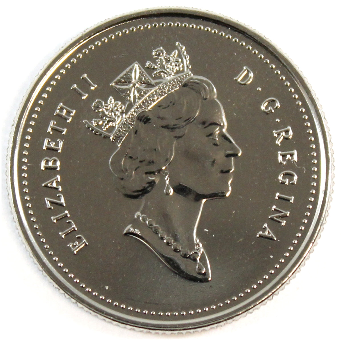 1999 November Mule Canada 25-cents Proof Like $