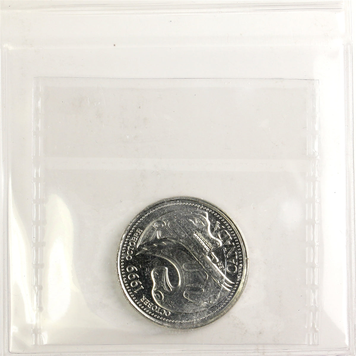 1999 October Canada 25-cents ICCS Certified MS65