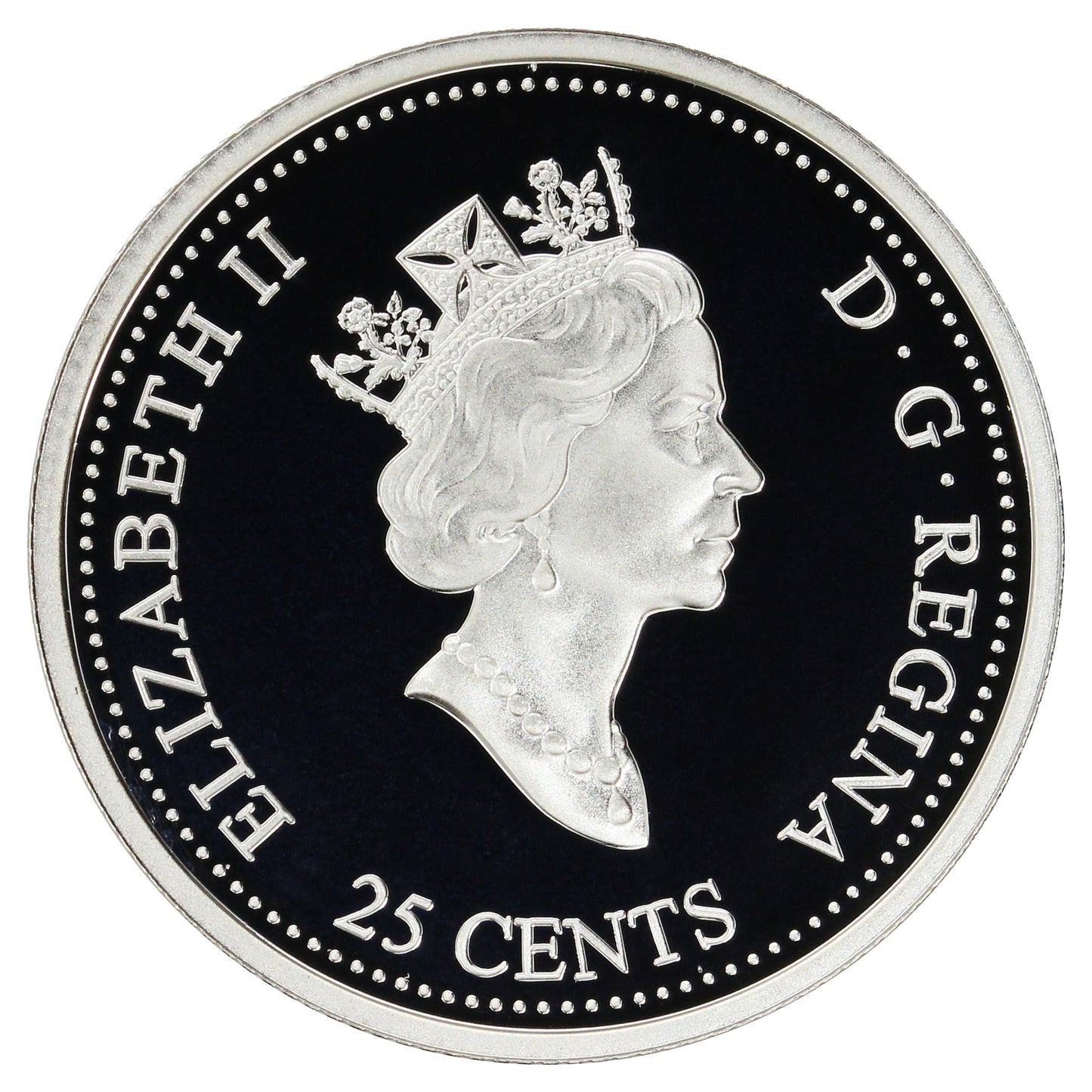 1999 October Canada 25-cents Silver Proof