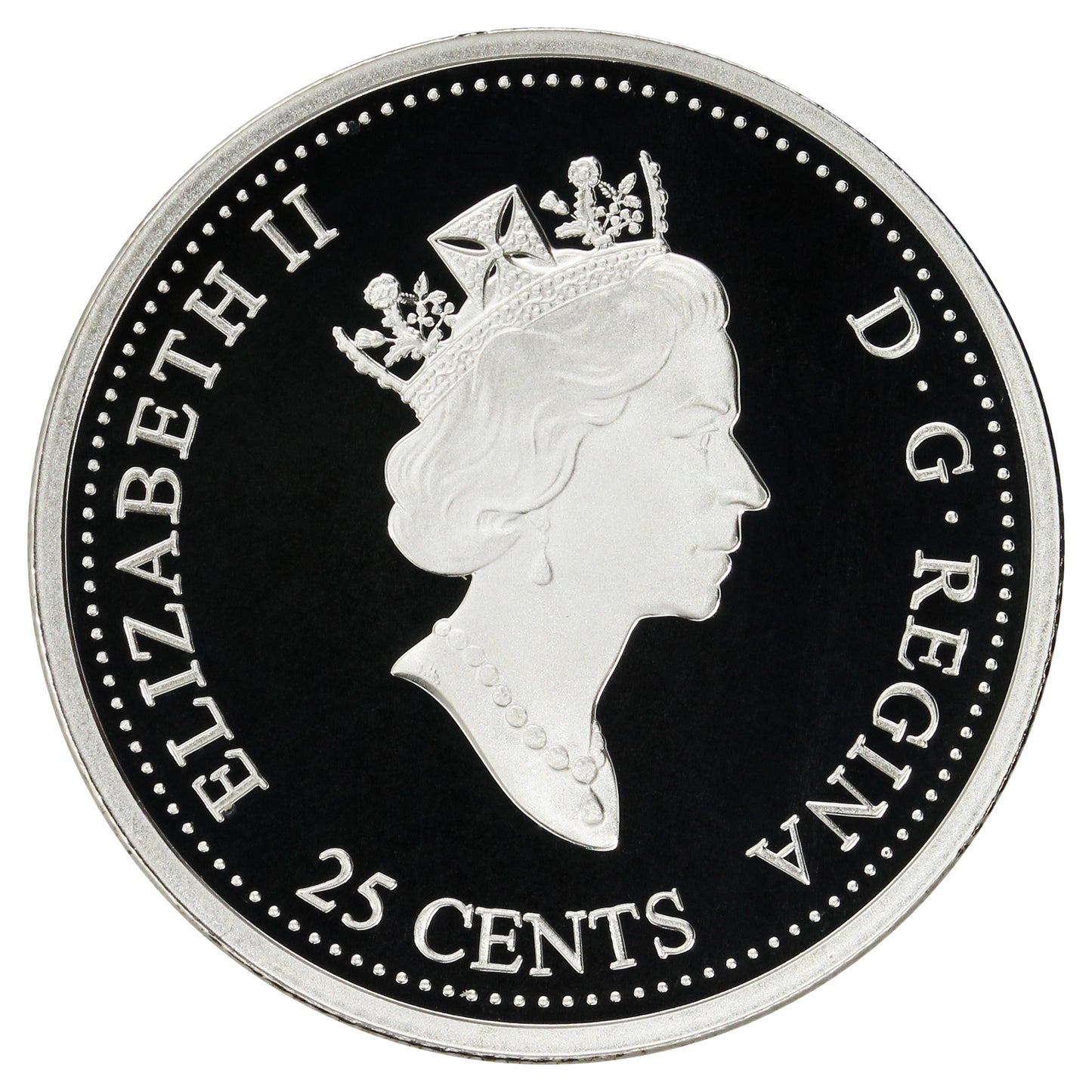 1999 September Canada 25-cents Silver Proof