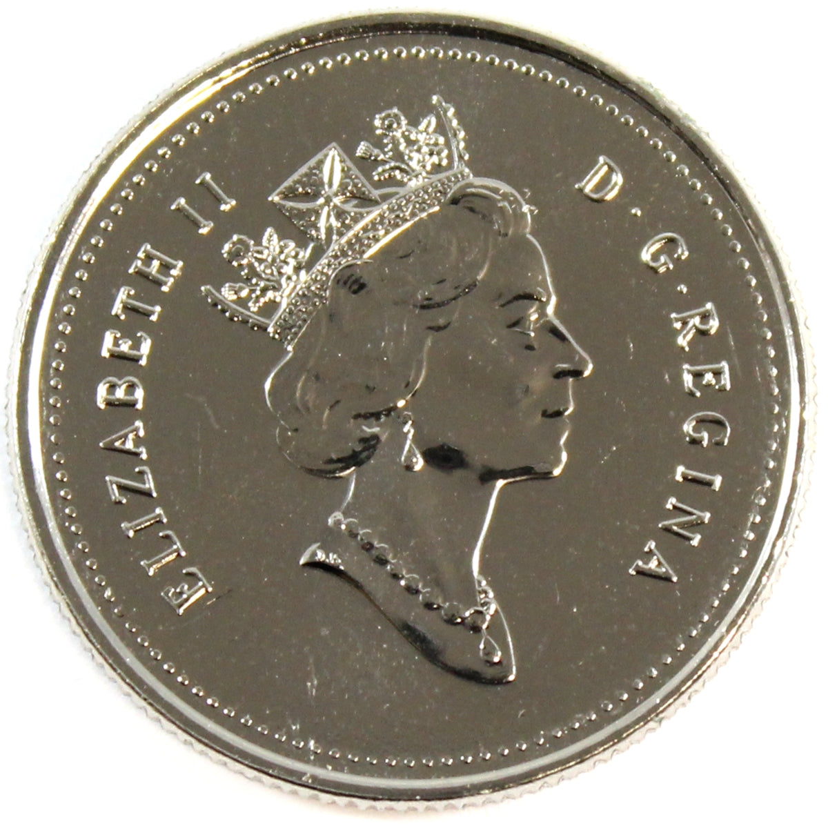 1999 September Mule Canada 25-cents Proof Like $