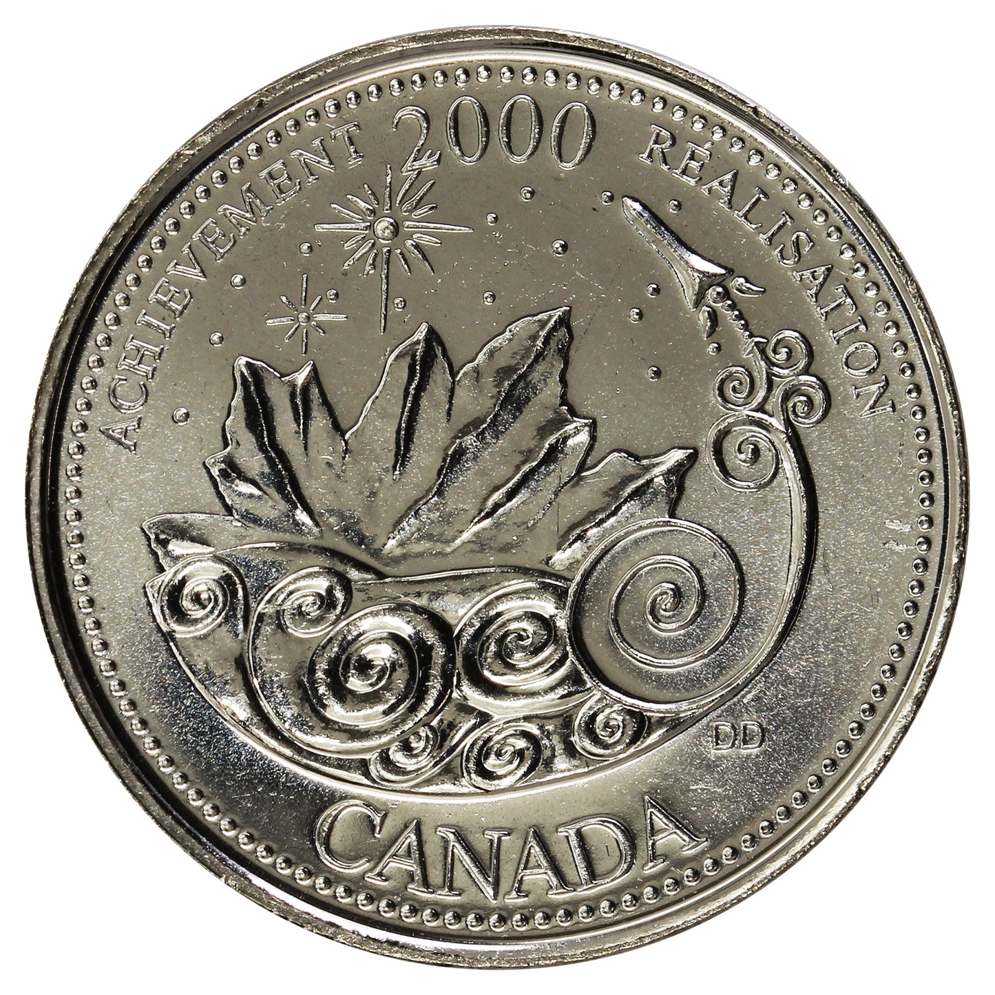 2000 Achievement Canada 25-cents Brilliant Uncirculated (MS-63)