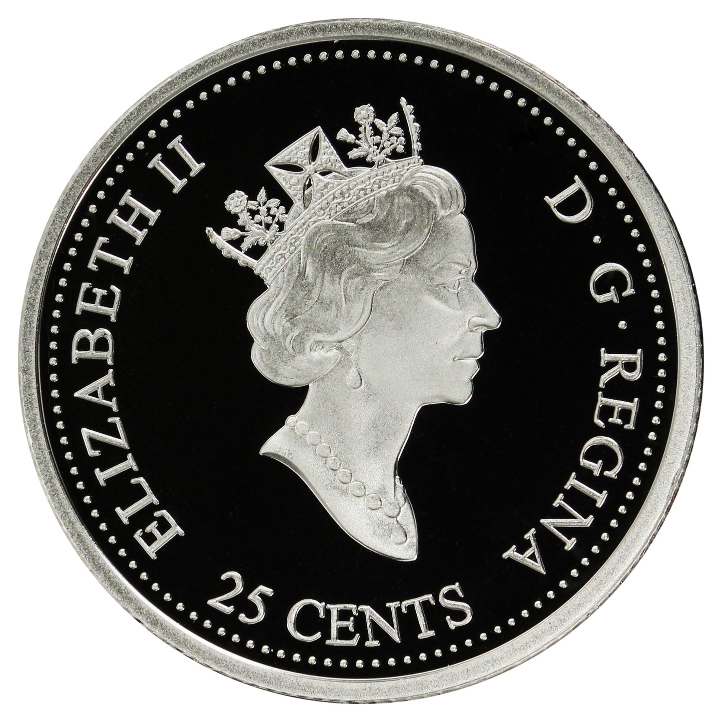 2000 Achievement Canada 25-cents Silver Proof